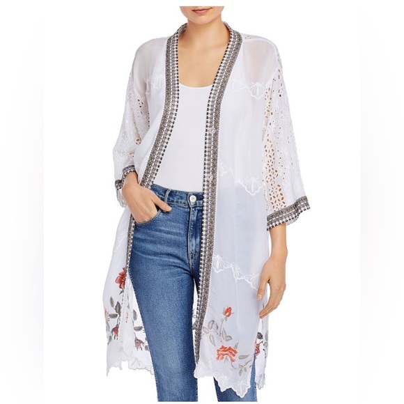 Johnny Was Jackets & Blazers - JOHNNY WAS Rosey Kimono XS